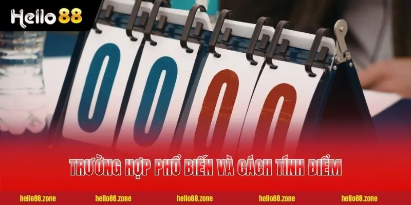 3 trường hợp phổ biến và cách tính điểm