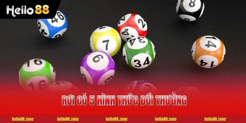 Lô rơi có 5 hình thức đổi thưởng phổ biến 